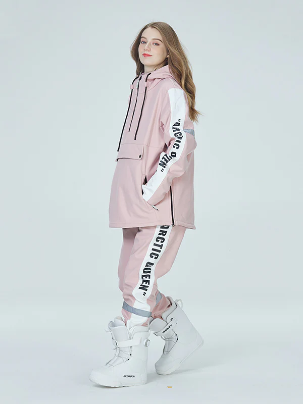 Women's Arctic Queen Winter Guide Stripe Reflective Snow Suits - Image 11
