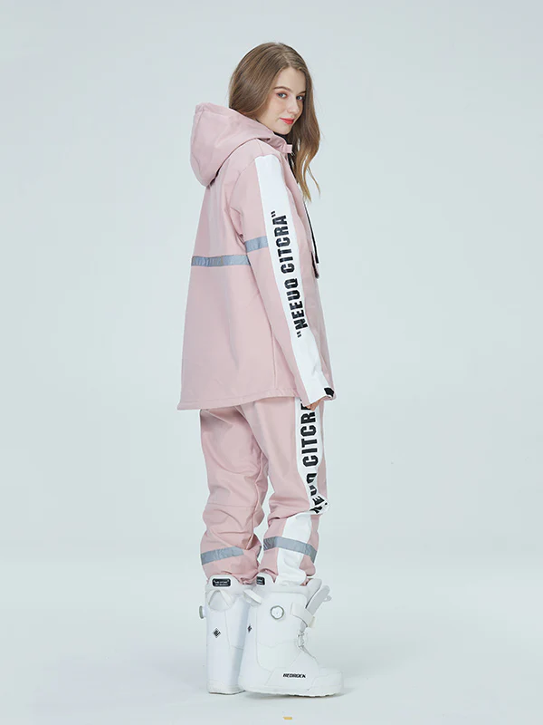 Women's Arctic Queen Winter Guide Stripe Reflective Snow Suits - Image 12