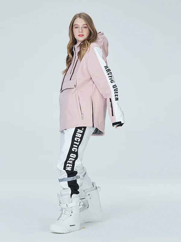 Women's Arctic Queen Winter Guide Stripe Reflective Snow Suits - Image 14