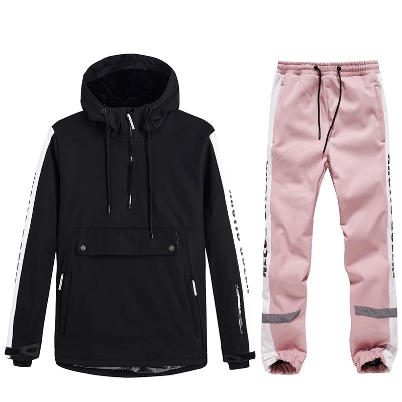 Women's Arctic Queen Winter Guide Stripe Reflective Snow Suits - Image 21