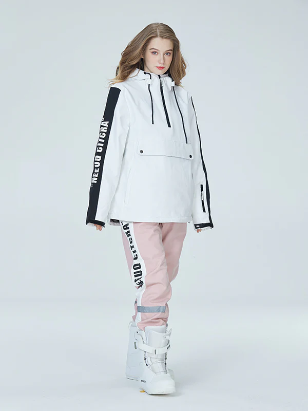 Women's Arctic Queen Winter Guide Stripe Reflective Snow Suits - Image 22