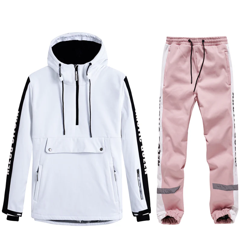 Women's Arctic Queen Winter Guide Stripe Reflective Snow Suits - Image 25