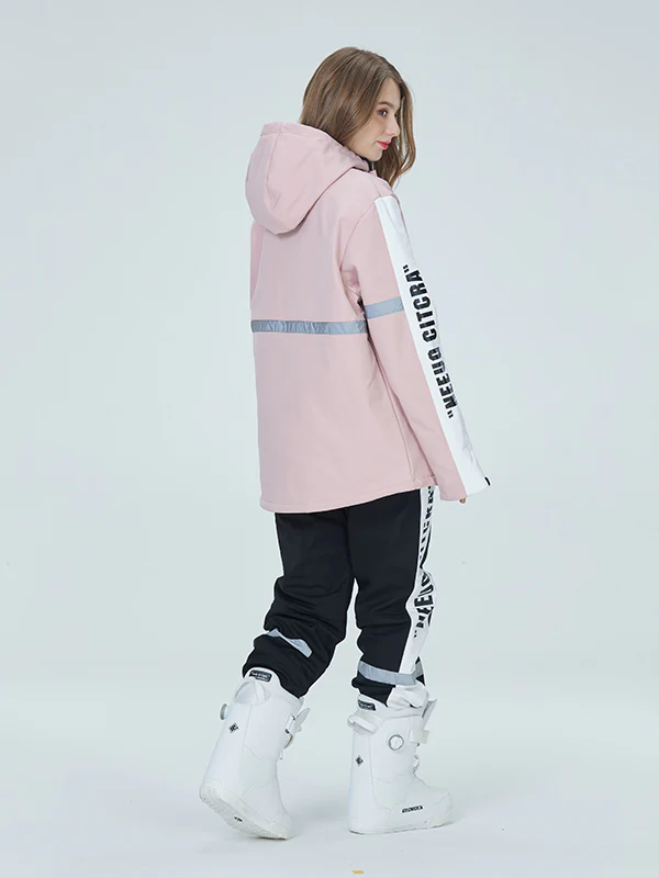 Women's Arctic Queen Winter Guide Stripe Reflective Snow Suits - Image 26