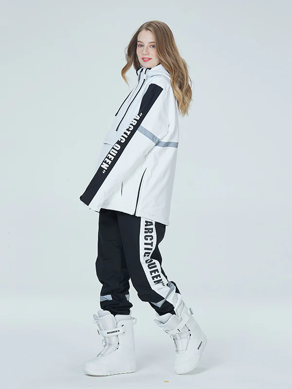 Women's Arctic Queen Winter Guide Stripe Reflective Snow Suits - Image 4