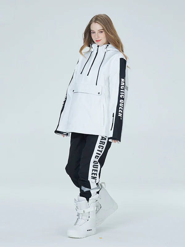 Women's Arctic Queen Winter Guide Stripe Reflective Snow Suits - Image 5