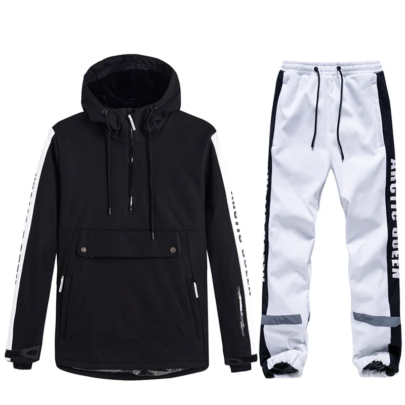 Women's Arctic Queen Winter Guide Stripe Reflective Snow Suits - Image 9