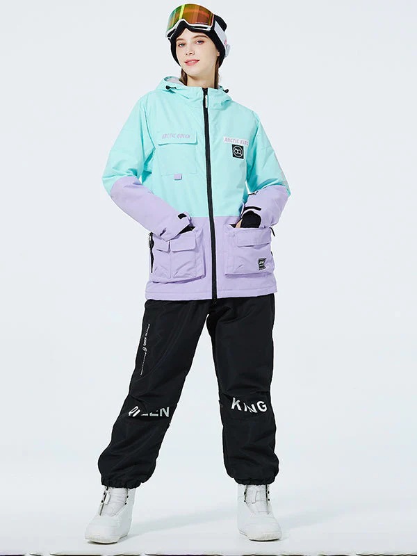 Women's Arctic Queen Winter Sport Freestyle Snow Jacket & Pants Sets - Image 11