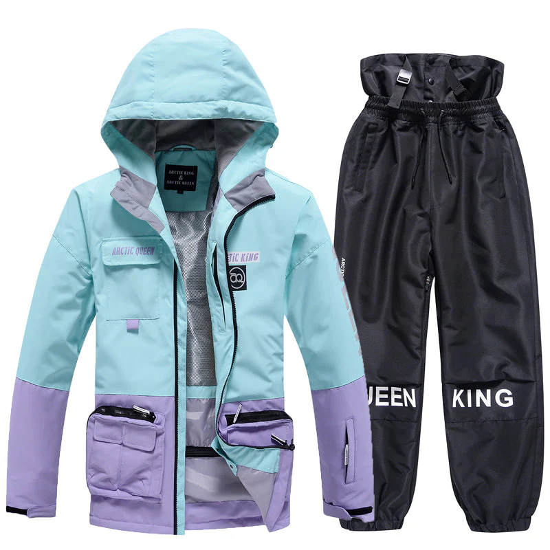 Women's Arctic Queen Winter Sport Freestyle Snow Jacket & Pants Sets - Image 12