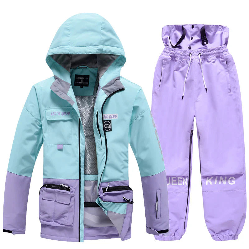 Women's Arctic Queen Winter Sport Freestyle Snow Jacket & Pants Sets - Image 14