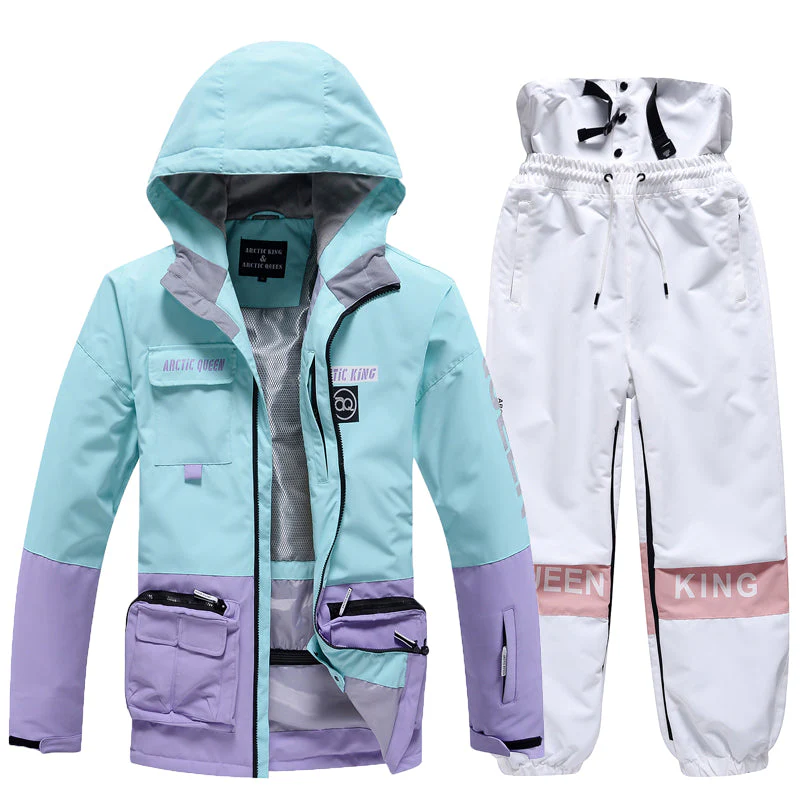 Women's Arctic Queen Winter Sport Freestyle Snow Jacket & Pants Sets - Image 15
