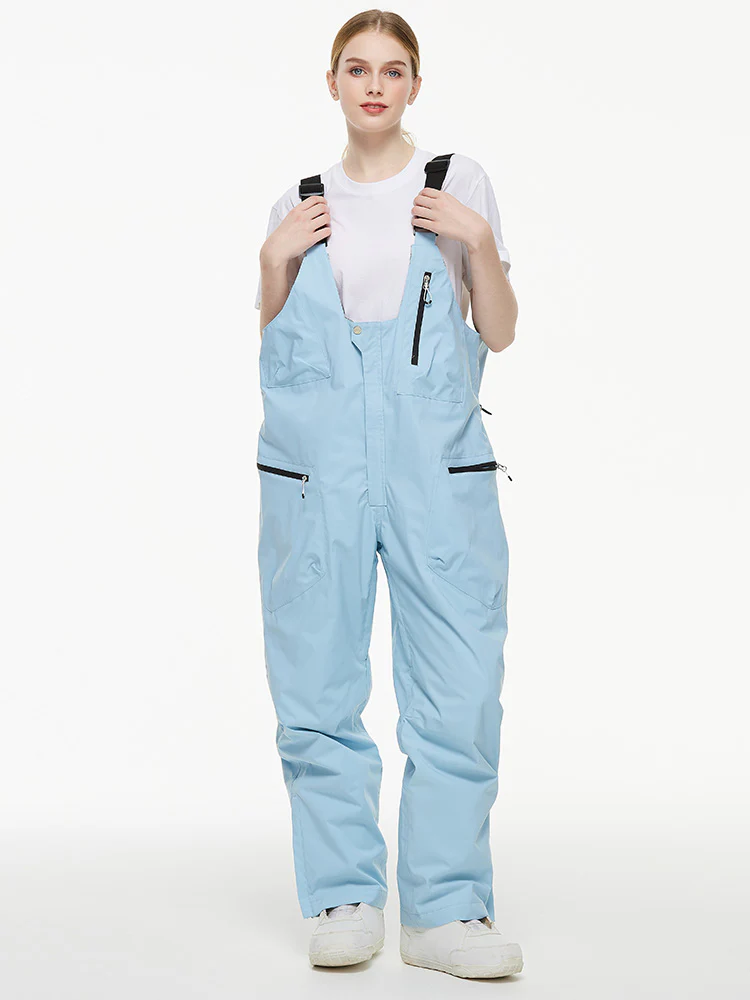 Women's Arctic Queen Winter Wonderland Waterproof Snow Bibs Pants - Image 11