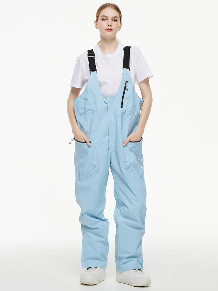 Women's Arctic Queen Winter Wonderland Waterproof Snow Bibs Pants - Image 12