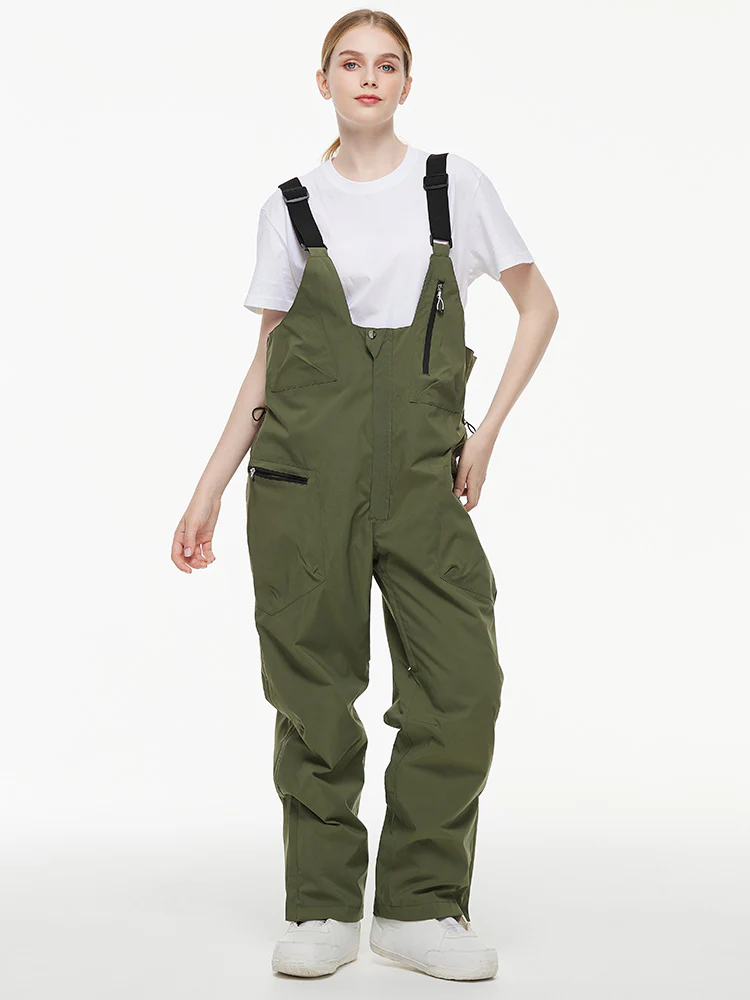 Women's Arctic Queen Winter Wonderland Waterproof Snow Bibs Pants - Image 5