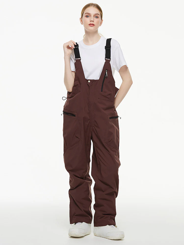 Women's Arctic Queen Winter Wonderland Waterproof Snow Bibs Pants - Image 7