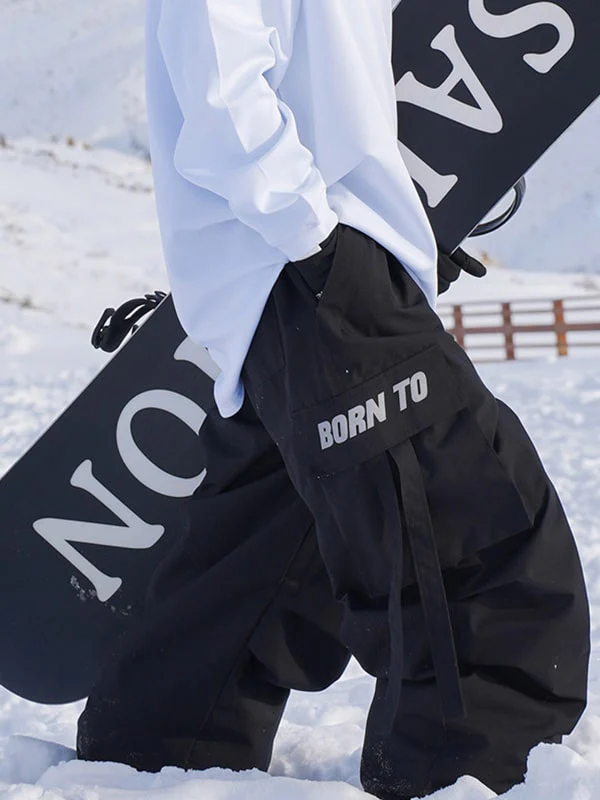 Women's Born To Be Wild Mountain Chill Baggy Snow Pants - Image 3