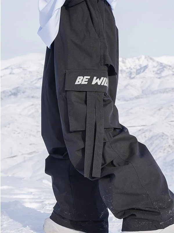 Women's Born To Be Wild Mountain Chill Baggy Snow Pants - Image 4