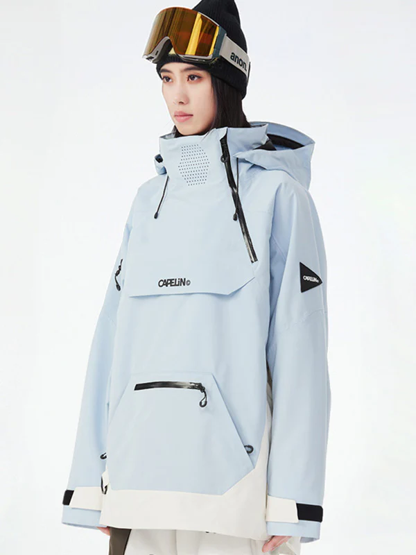 Women's Capelin Mountain PowderPro Anorak Baggy Snow Jacket - Image 12