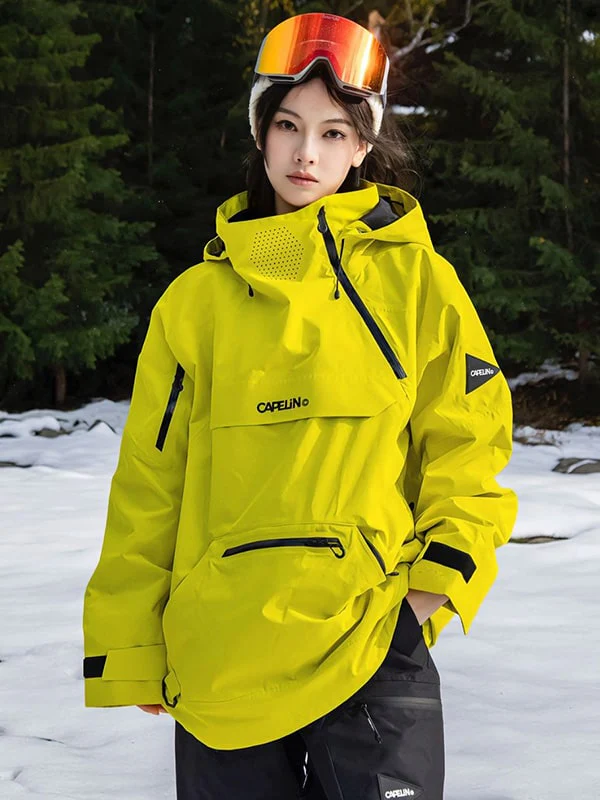 Women's Capelin Mountain PowderPro Anorak Baggy Snow Jacket - Image 3