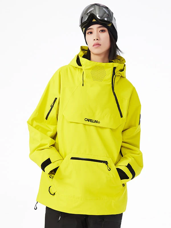 Women's Capelin Mountain PowderPro Anorak Baggy Snow Jacket - Image 4