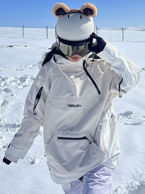 Women's Capelin Mountain PowderPro Anorak Baggy Snow Jacket - Image 6