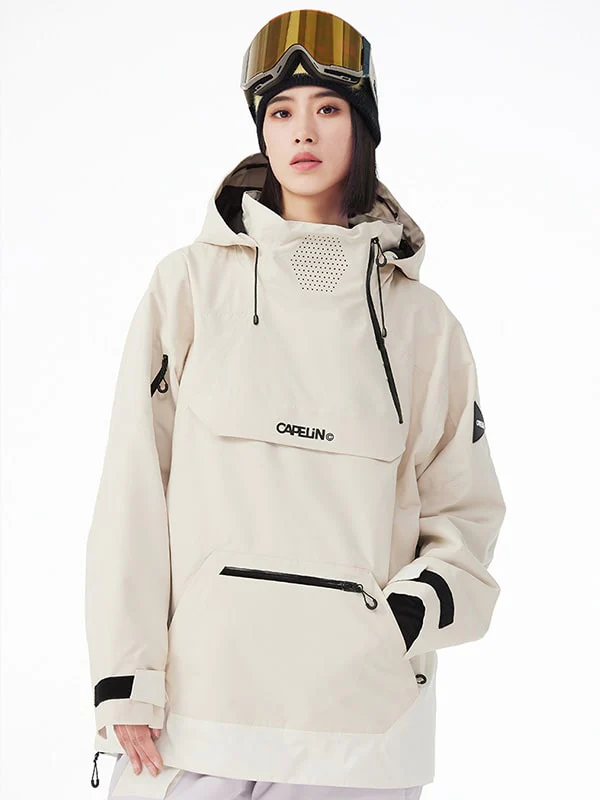 Women's Capelin Mountain PowderPro Anorak Baggy Snow Jacket - Image 7