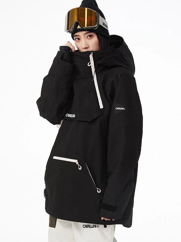 Women's Capelin Mountain PowderPro Anorak Baggy Snow Jacket - Image 9