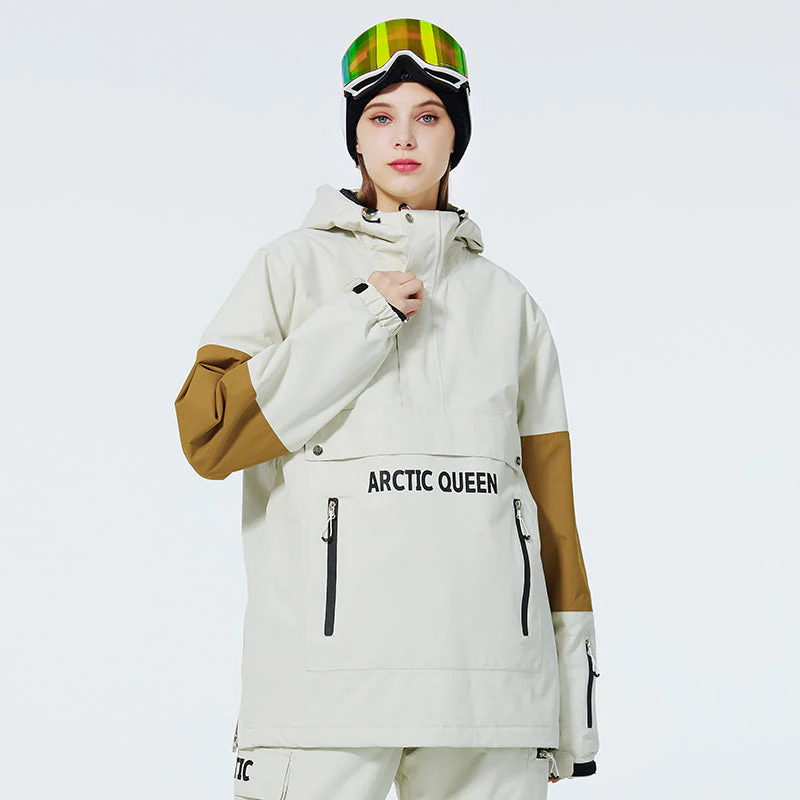 Women's Mountain Challenger Half-Zip Anorak Snow Jacket - Image 11