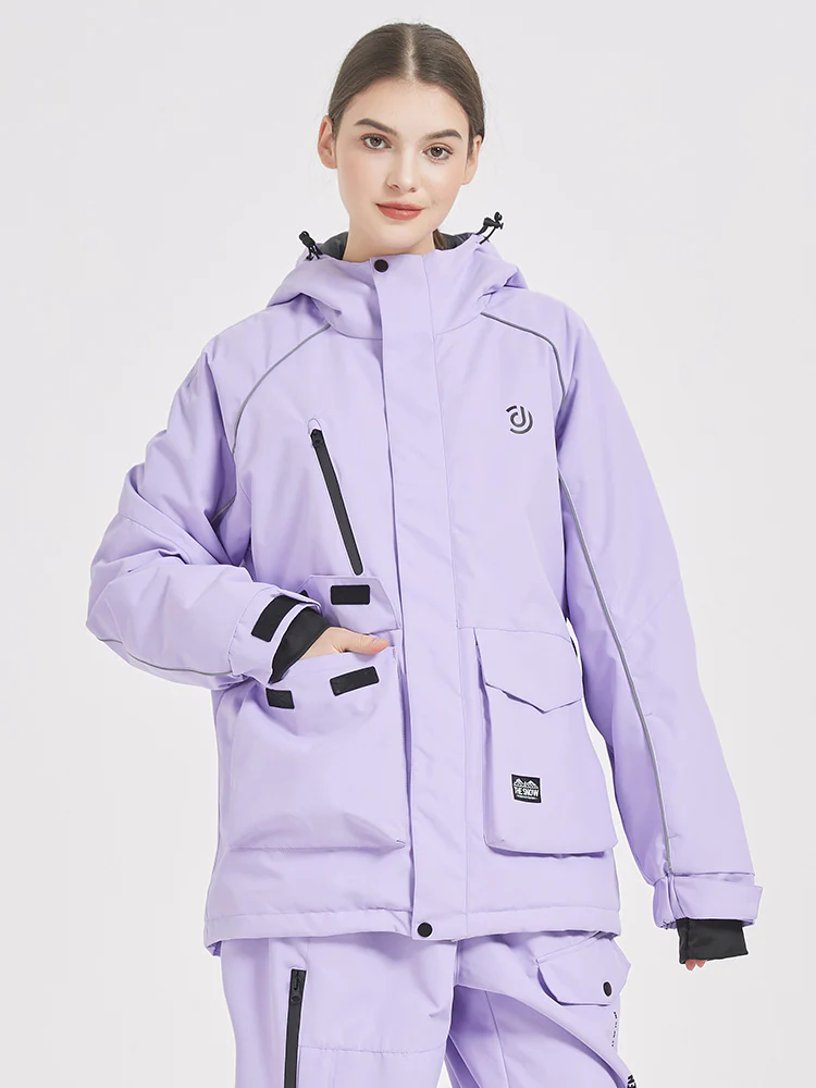 Women's City Scape SportFlex Insulated Mountain Rider Snow Jacket - Image 7