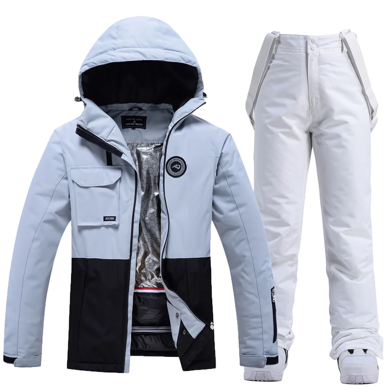 Women's Colorblock All Weather Outdoor Snow Jacket & Pants Set - Image 2
