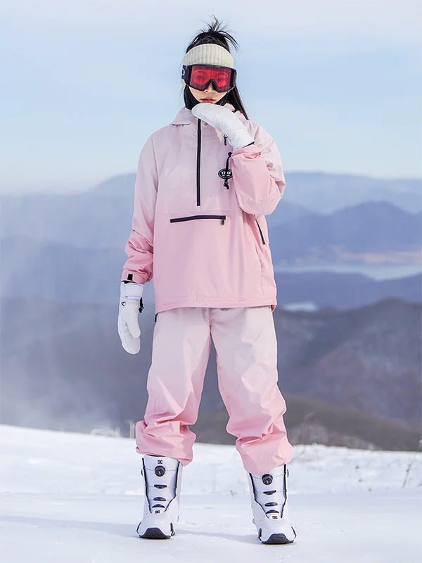 Women's Colorful Neon Winter Fun Mountain Snowboard Suits - Image 7