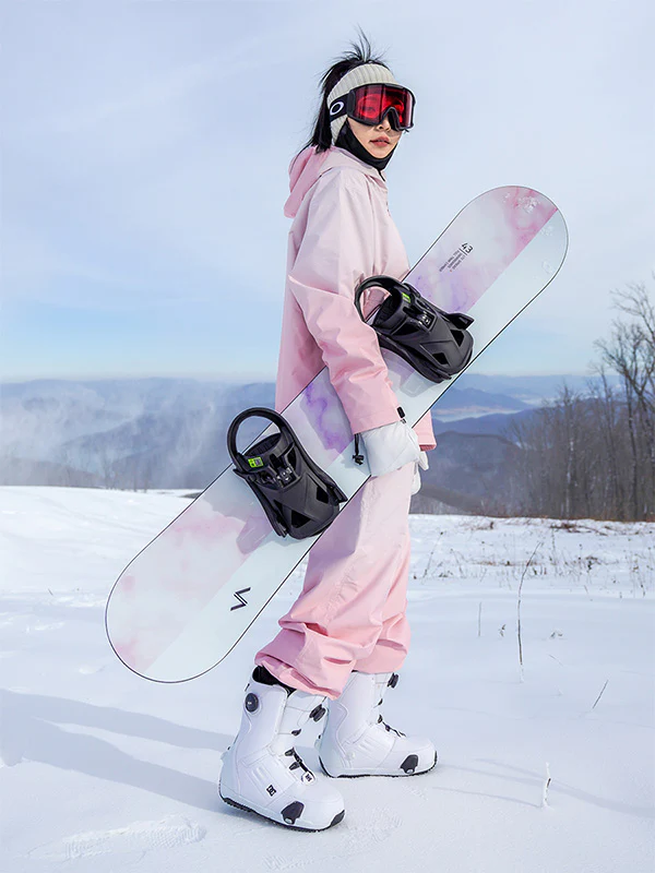 Women's Colorful Neon Winter Fun Mountain Snowboard Suits - Image 8