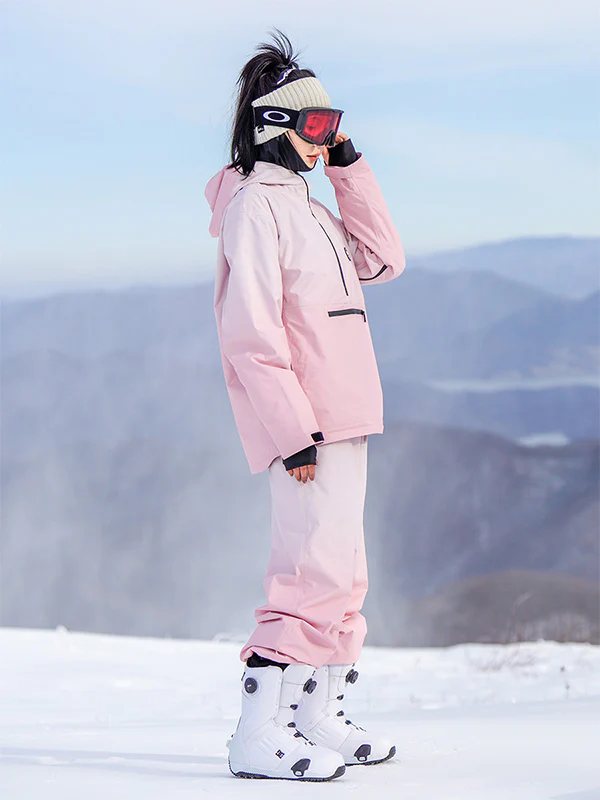 Women's Colorful Neon Winter Fun Mountain Snowboard Suits - Image 9