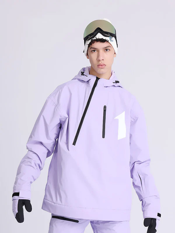 Women's Cosone Oblique Zipper Outdoor Sports Snowboard Jacket - Image 9