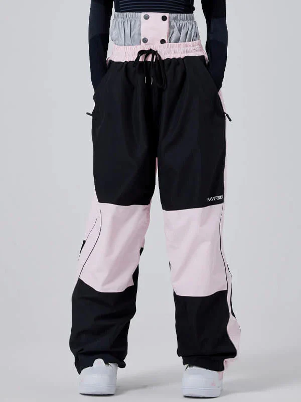 Women's Dook Snow Fancy Block Baggy Snowboard Pants - Image 2