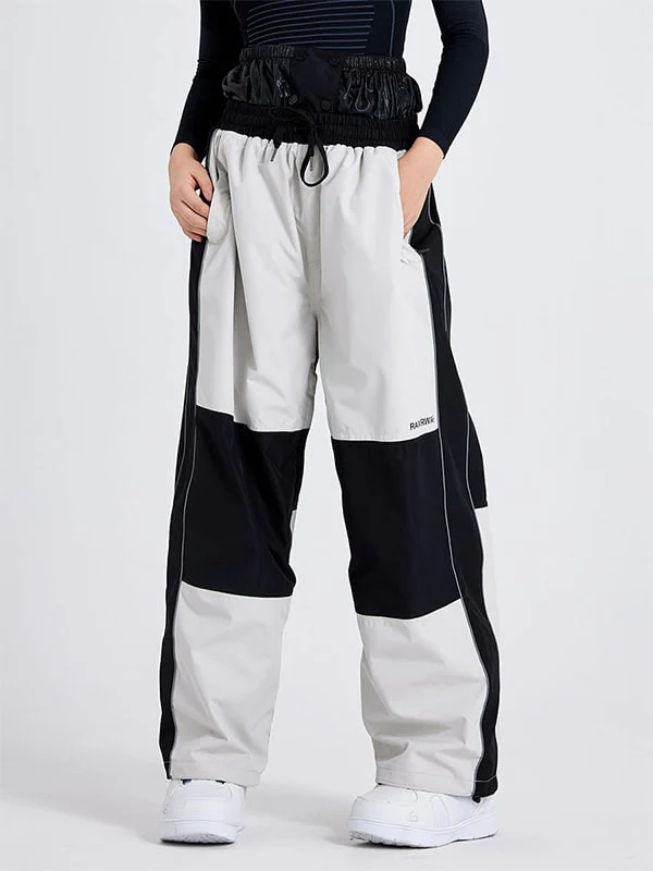 Women's Dook Snow Fancy Block Baggy Snowboard Pants - Image 5