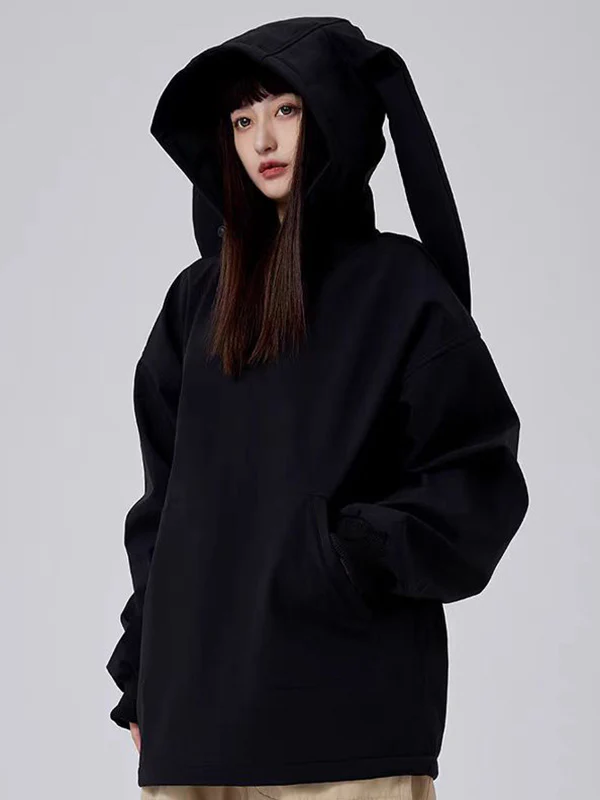 Women's Dook Snow Iconic Rabbit Fleece Hoodie - Image 10