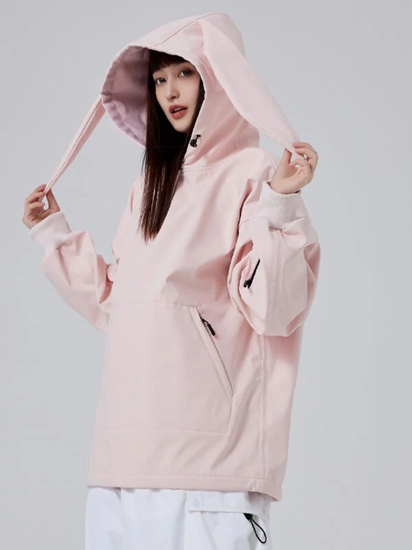 Women's Dook Snow Iconic Rabbit Fleece Hoodie - Image 11