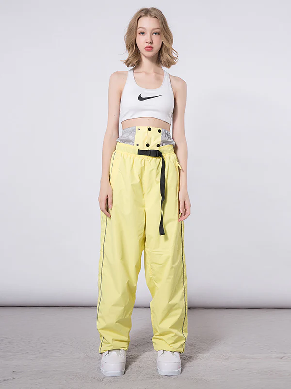 Women's Dook Snow Stripe Elastic Snowboard Pants - Image 14