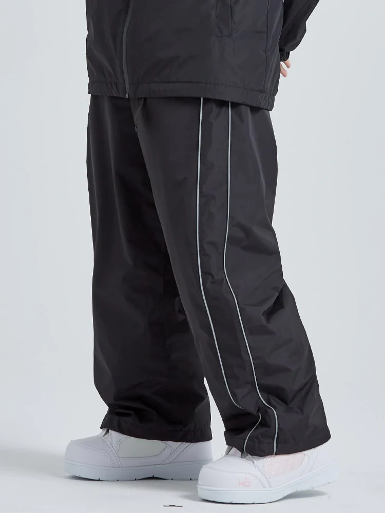 Women's Dook Snow Stripe Elastic Snowboard Pants - Image 6