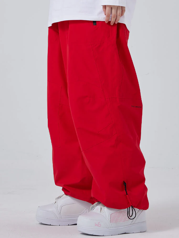 Women's Dook Snow Super Baggy Cargo Snowboard Pants - Image 7