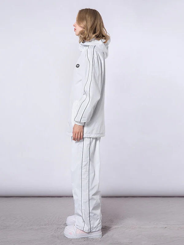 Women's Dook Snow Track Stripe Snowboard Jacket & Pants Snowsuit - Image 11