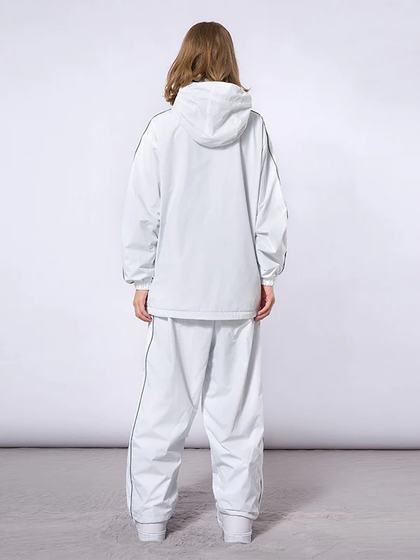 Women's Dook Snow Track Stripe Snowboard Jacket & Pants Snowsuit - Image 12