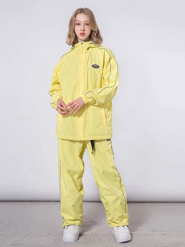 Women's Dook Snow Track Stripe Snowboard Jacket & Pants Snowsuit - Image 13
