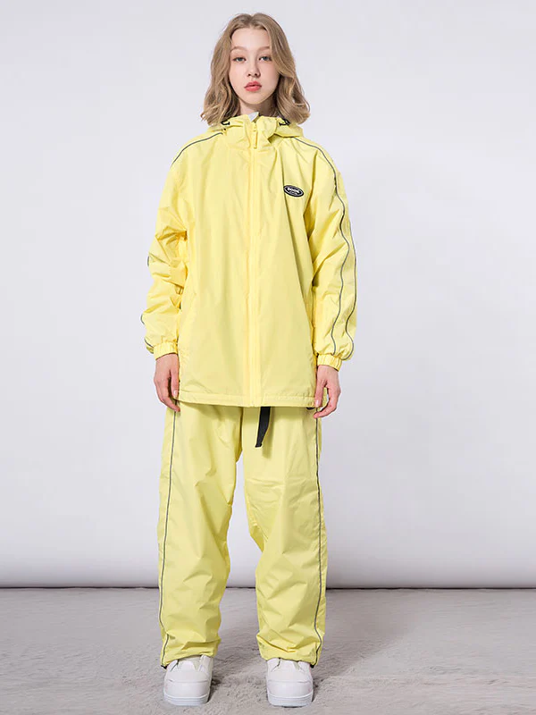 Women's Dook Snow Track Stripe Snowboard Jacket & Pants Snowsuit - Image 14
