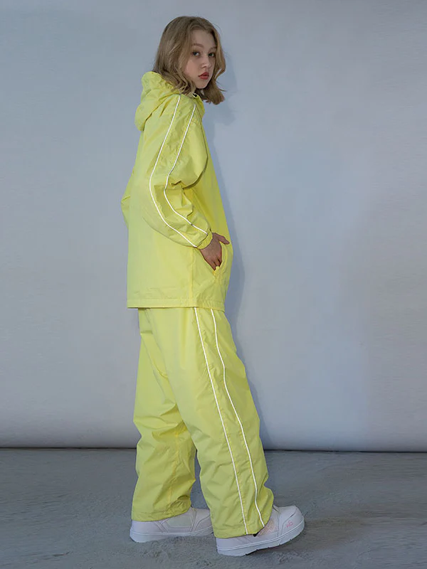 Women's Dook Snow Track Stripe Snowboard Jacket & Pants Snowsuit - Image 15