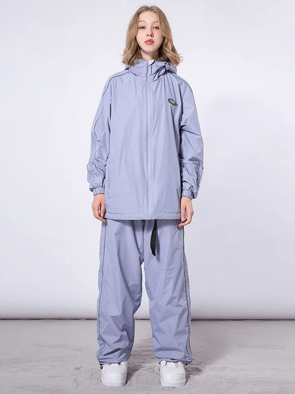 Women's Dook Snow Track Stripe Snowboard Jacket & Pants Snowsuit - Image 2