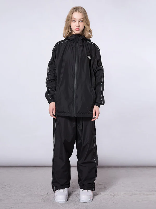 Women's Dook Snow Track Stripe Snowboard Jacket & Pants Snowsuit - Image 4