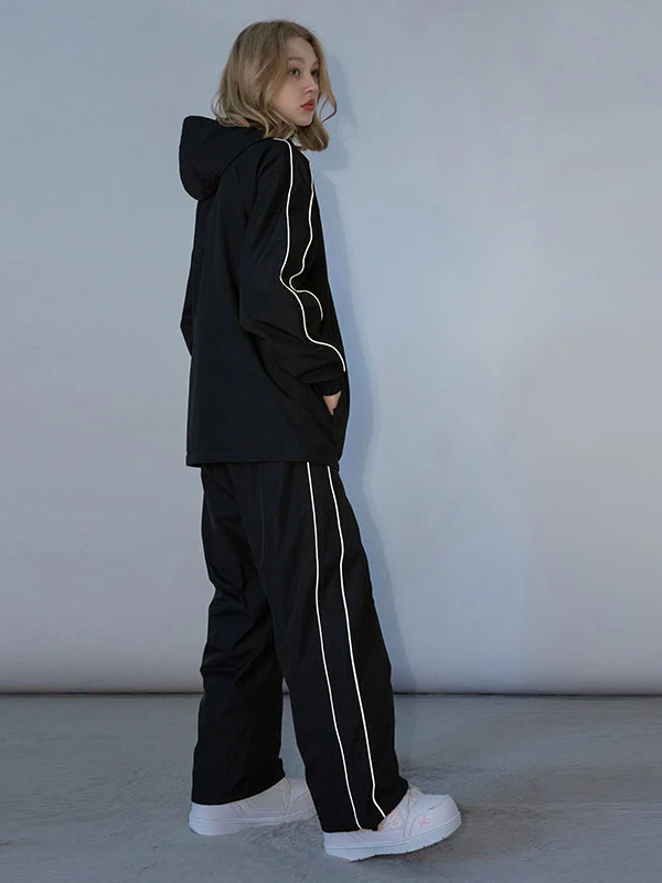 Women's Dook Snow Track Stripe Snowboard Jacket & Pants Snowsuit - Image 5