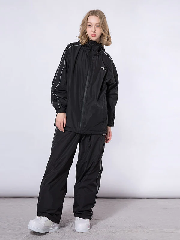 Women's Dook Snow Track Stripe Snowboard Jacket & Pants Snowsuit - Image 6