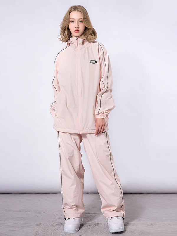 Women's Dook Snow Track Stripe Snowboard Jacket & Pants Snowsuit - Image 7